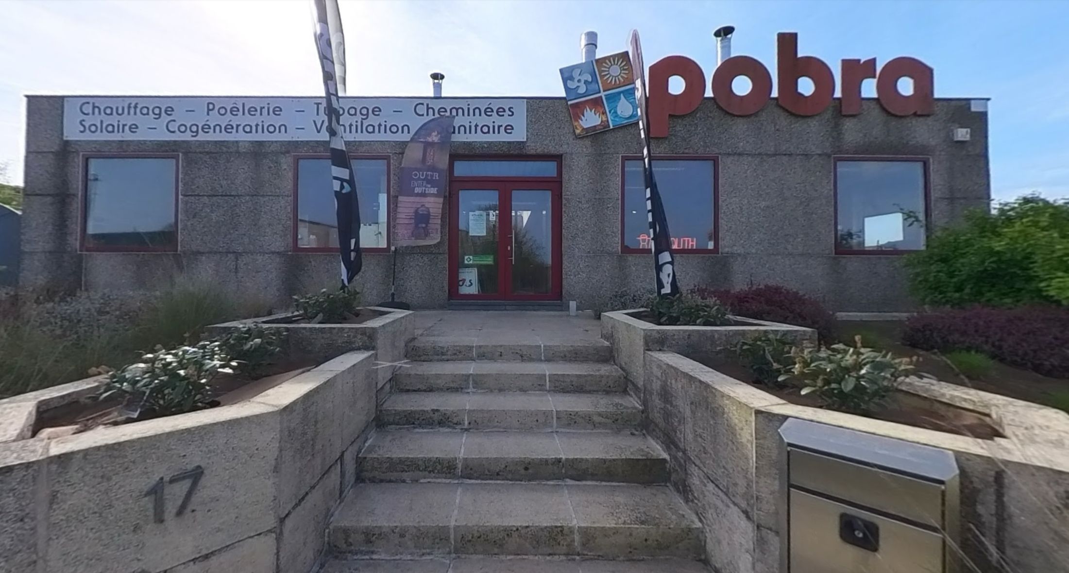 Texte Odoo et bloc d'image