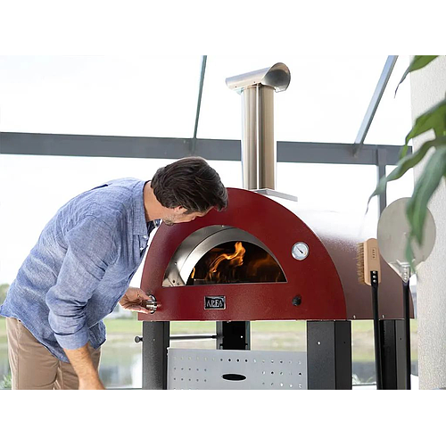 FOUR ALFA BOIS MODERNO 2 ROUGE PIZZE (copie)